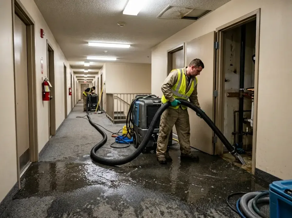 multi-unit-apartment-hallway-f-005 — frequently asked questions, Emergency Burst Pipe Water Extraction & Removal in Belding,…